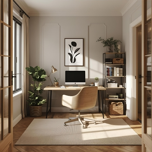 Room redesign Before and after design preview