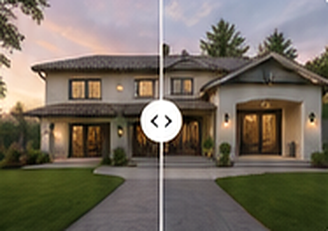 Exterior design Before and after design preview
